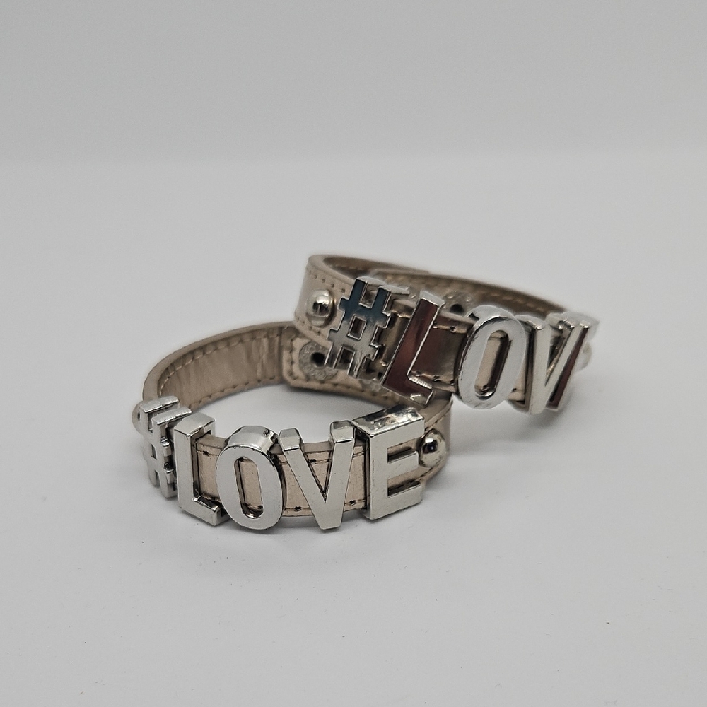 Pair BCBGeneration #LOVE Bracelets